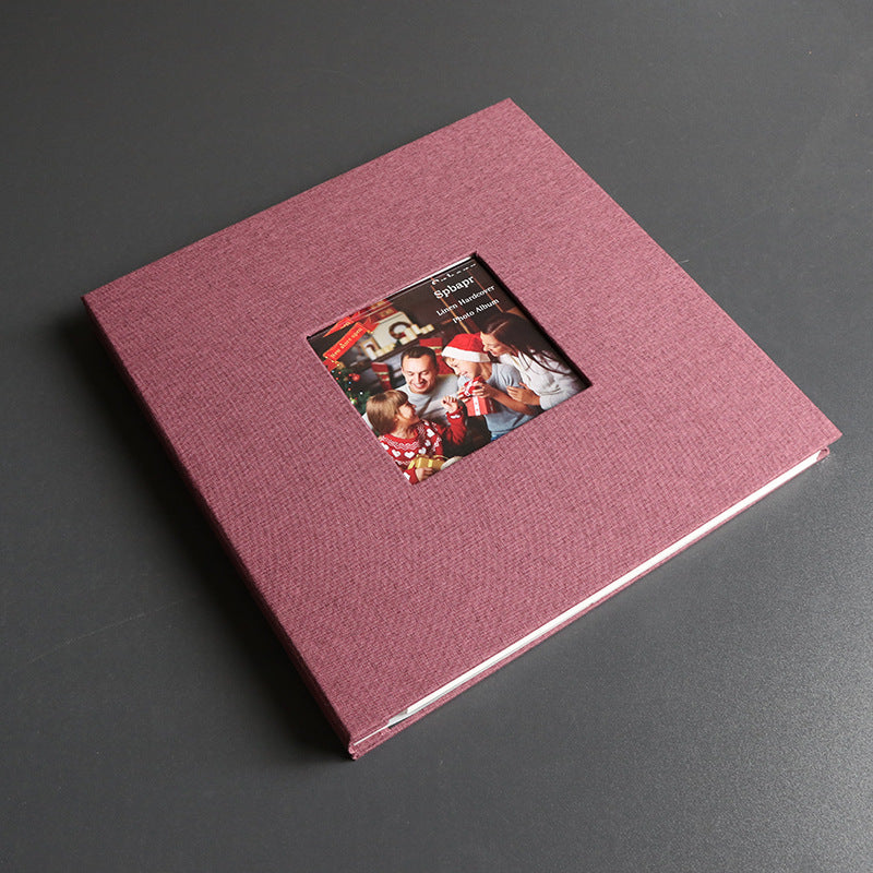 📸🔥 Linen Self-Adhesive Scrapbook 16 📸🔥 Linen Self-Adhesive Scrapbook 16